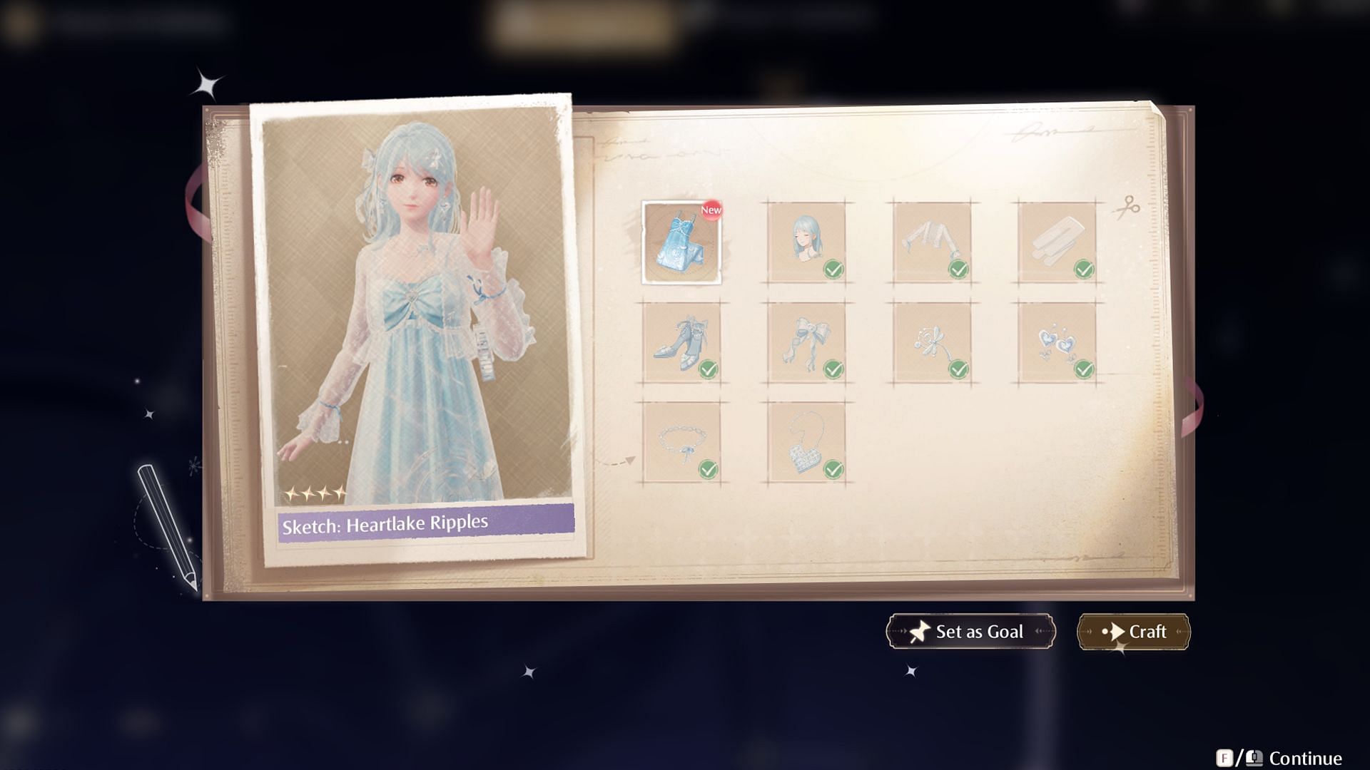 All 10 sketches need to obtained first from the Heart of Infinity (Image via Sportskeeda Gaming/Infold Games)